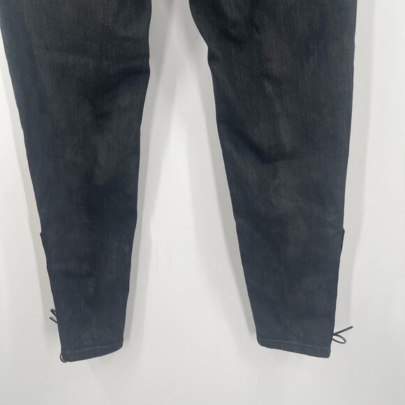 LAUREN RALPH LAUREN Jeans Size 27 / 4 NWT Denim High Rise Skinny Ankle Lace Up - Picture 8 of 11